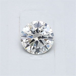 Picture of Natural Diamond 0.40 Carats, Round with Very Good Cut, H Color, I1 Clarity and Certified by GIA