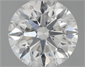 Natural Diamond 0.40 Carats, Round with Excellent Cut, F Color, SI1 Clarity and Certified by GIA