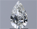 Natural Diamond 0.91 Carats, Pear with  Cut, G Color, SI1 Clarity and Certified by GIA