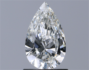 Picture of Natural Diamond 0.91 Carats, Pear with  Cut, G Color, SI1 Clarity and Certified by GIA