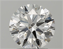 Natural Diamond 2.06 Carats, Round with Excellent Cut, G Color, VVS2 Clarity and Certified by GIA