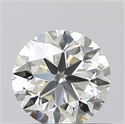 Natural Diamond 0.50 Carats, Round with Very Good Cut, J Color, VVS1 Clarity and Certified by GIA