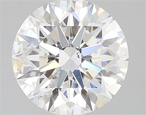 Picture of Natural Diamond 2.20 Carats, Round with Excellent Cut, E Color, SI2 Clarity and Certified by GIA