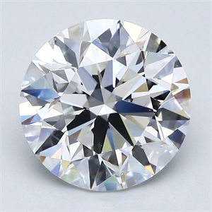 Picture of Natural Diamond 3.51 Carats, Round with Excellent Cut, D Color, VVS1 Clarity and Certified by GIA