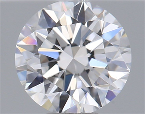 Picture of Natural Diamond 0.40 Carats, Round with Very Good Cut, D Color, SI1 Clarity and Certified by GIA