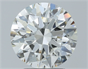 Natural Diamond 2.56 Carats, Round with Excellent Cut, H Color, VS2 Clarity and Certified by GIA