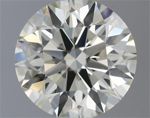 Picture of Natural Diamond 0.40 Carats, Round with Excellent Cut, J Color, VVS2 Clarity and Certified by IGI