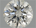 Natural Diamond 0.41 Carats, Round with Excellent Cut, H Color, SI1 Clarity and Certified by IGI