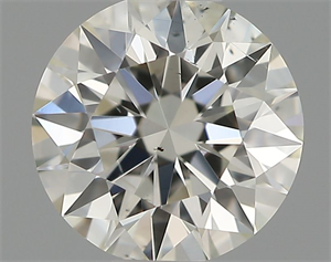 Picture of Natural Diamond 0.41 Carats, Round with Excellent Cut, H Color, SI1 Clarity and Certified by IGI