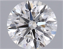 Natural Diamond 0.60 Carats, Round with Excellent Cut, J Color, VS2 Clarity and Certified by GIA