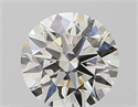 Natural Diamond 0.40 Carats, Round with Excellent Cut, H Color, VS2 Clarity and Certified by GIA