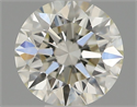 Natural Diamond 0.40 Carats, Round with Excellent Cut, I Color, VS2 Clarity and Certified by IGI