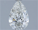 Natural Diamond 1.08 Carats, Pear with  Cut, H Color, SI1 Clarity and Certified by IGI