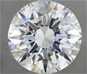 Natural Diamond 3.02 Carats, Round with Excellent Cut, J Color, VVS1 Clarity and Certified by GIA