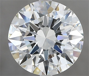 Picture of Natural Diamond 3.02 Carats, Round with Excellent Cut, J Color, VVS1 Clarity and Certified by GIA