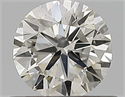 Natural Diamond 0.46 Carats, Round with Good Cut, J Color, VS2 Clarity and Certified by GIA