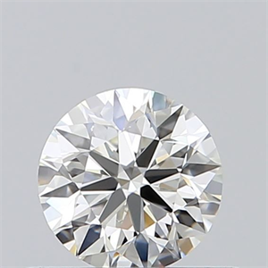 Picture of Natural Diamond 0.40 Carats, Round with Excellent Cut, I Color, VS2 Clarity and Certified by GIA