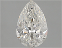 Natural Diamond 2.02 Carats, Pear with  Cut, H Color, SI1 Clarity and Certified by GIA