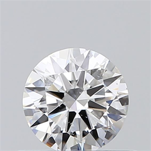 Picture of Natural Diamond 0.40 Carats, Round with Excellent Cut, F Color, SI1 Clarity and Certified by GIA