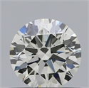 Natural Diamond 0.50 Carats, Round with Excellent Cut, I Color, VS2 Clarity and Certified by IGI