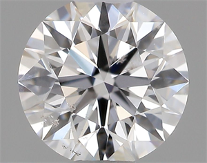 Picture of Natural Diamond 0.40 Carats, Round with Excellent Cut, D Color, SI2 Clarity and Certified by GIA