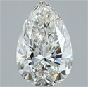 Natural Diamond 3.00 Carats, Pear with  Cut, H Color, VS1 Clarity and Certified by GIA