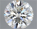 Natural Diamond 0.45 Carats, Round with Excellent Cut, J Color, VS1 Clarity and Certified by GIA