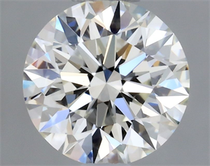 Picture of Natural Diamond 0.45 Carats, Round with Excellent Cut, J Color, VS1 Clarity and Certified by GIA