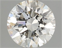 Natural Diamond 0.41 Carats, Round with Excellent Cut, I Color, VS1 Clarity and Certified by GIA