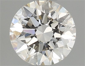 Picture of Natural Diamond 0.41 Carats, Round with Excellent Cut, I Color, VS1 Clarity and Certified by GIA