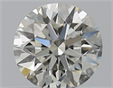 Natural Diamond 0.40 Carats, Round with Excellent Cut, H Color, VS2 Clarity and Certified by GIA