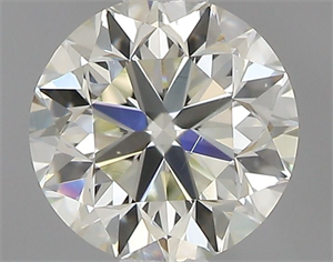 Picture of Natural Diamond 0.40 Carats, Round with Good Cut, K Color, VS1 Clarity and Certified by IGI