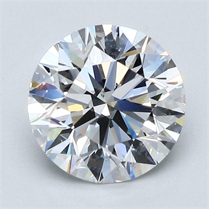 Picture of Natural Diamond 2.14 Carats, Round with Excellent Cut, D Color, VS2 Clarity and Certified by GIA