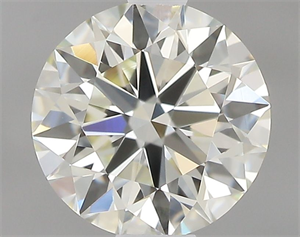 Picture of Natural Diamond 0.54 Carats, Round with Very Good Cut, J Color, VVS1 Clarity and Certified by IGI