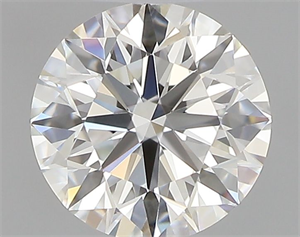 Picture of Natural Diamond 0.41 Carats, Round with Excellent Cut, I Color, VVS1 Clarity and Certified by GIA