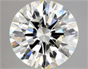 Natural Diamond 3.00 Carats, Round with Excellent Cut, J Color, SI2 Clarity and Certified by IGI