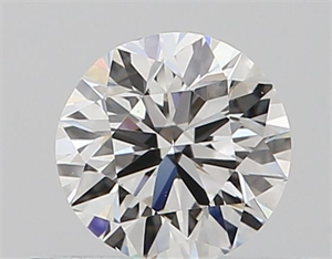 Picture of Natural Diamond 0.40 Carats, Round with Excellent Cut, F Color, VS2 Clarity and Certified by GIA