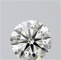 Natural Diamond 0.40 Carats, Round with Very Good Cut, K Color, VVS1 Clarity and Certified by GIA