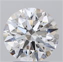 Natural Diamond 2.57 Carats, Round with Excellent Cut, D Color, VS1 Clarity and Certified by GIA