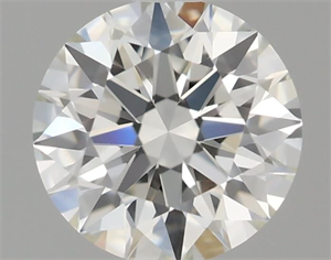 Picture of Natural Diamond 0.43 Carats, Round with Excellent Cut, I Color, VS1 Clarity and Certified by GIA