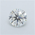 Natural Diamond 0.50 Carats, Round with Very Good Cut, I Color, VS2 Clarity and Certified by GIA