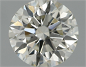 Natural Diamond 0.51 Carats, Round with Excellent Cut, H Color, VS2 Clarity and Certified by IGI