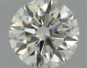 Picture of Natural Diamond 0.51 Carats, Round with Excellent Cut, H Color, VS2 Clarity and Certified by IGI