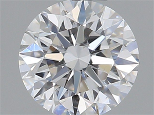 Picture of Natural Diamond 0.40 Carats, Round with Excellent Cut, D Color, SI1 Clarity and Certified by GIA