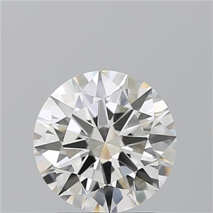 Picture of Natural Diamond 2.01 Carats, Round with Excellent Cut, H Color, VVS2 Clarity and Certified by GIA