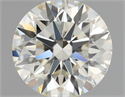 Natural Diamond 0.46 Carats, Round with Excellent Cut, K Color, VVS1 Clarity and Certified by IGI