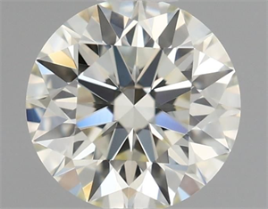 Picture of Natural Diamond 0.46 Carats, Round with Excellent Cut, K Color, VVS1 Clarity and Certified by IGI