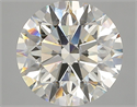 Natural Diamond 4.03 Carats, Round with Excellent Cut, J Color, VS2 Clarity and Certified by GIA