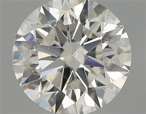 Picture of Natural Diamond 0.40 Carats, Round with Excellent Cut, G Color, SI2 Clarity and Certified by IGI