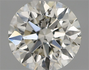 Picture of Natural Diamond 0.50 Carats, Round with Excellent Cut, H Color, SI1 Clarity and Certified by IGI